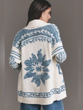 Anthropologie Pilcro Folded Collar Cardigan Sweater (Size S/M) - NWT